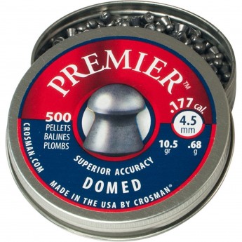 Пневматическая пуля CROSMAN Premier Domed 4,5 мм 6-LUM77 Пневматическая пуля CROSMAN Premier Domed 4,5 мм 6-LUM77
