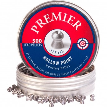 Пневматическая пуля CROSMAN Premier Hollow Point 4,5 мм 6-LHP77 Пневматическая пуля CROSMAN Premier Hollow Point 4,5 мм 6-LHP77