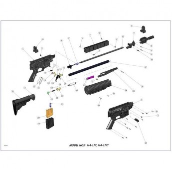 Защелка магазина к CROSMAN M4-177